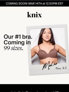 Our #1 fan-fave bra: Coming in 99 sizes