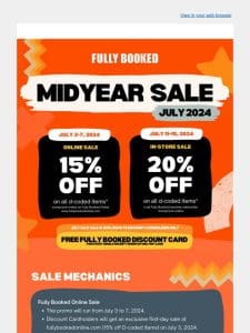 Our 2024 Midyear Sale Is Coming Up!