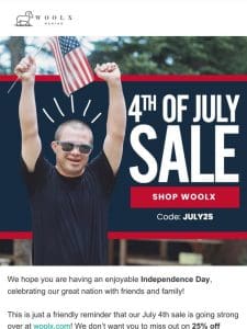 Our 4th of July Sale is Going Strong!