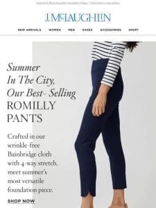 Our Best Selling City Pant