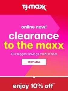 Our CLEARANCE EVENT is here ? ?