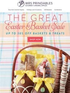 Our Easter Basket Sale is About to Hop Away