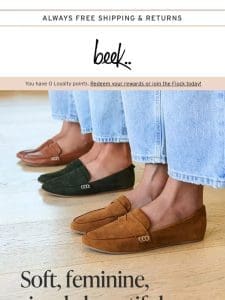 Our LOVE for LOAFERS is so REAL.