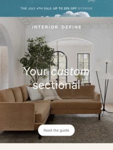 Our *Official* Sectional Buying Guide
