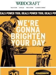 Our Power Tool Deals Shine Brighter Than The Sun