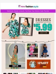 Our Summer Trending Dresses low to $5.99!??