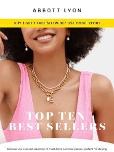 Our TOP 10 bestsellers for July are here!