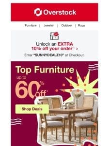 Our TOP Furniture Finds: Up to 60% off