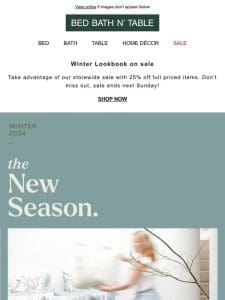 Our Winter Lookbook is on sale! ?