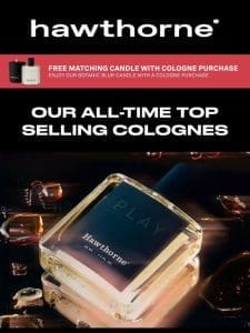 Our all-time top selling colognes?