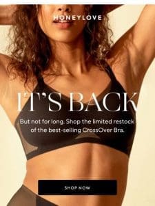 Our best-selling bra is back!
