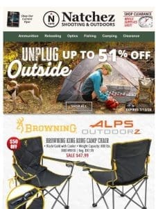 Outdoor deals for the weekend