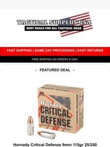 Over 35% Off ? HORNADY Ammunition On Sale ?