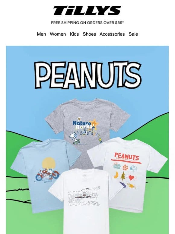 PEANUTS Tee Collection | Summer Shorts