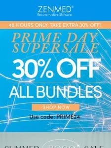 PRIME DAY EXTRA 30% OFF: Plus moisturizer BOGO sale!