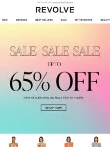 PSA: Styles Are Up to 65% Off