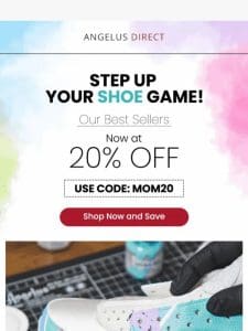 Paint Your Shoes – Best Sellers at 20% Off ?