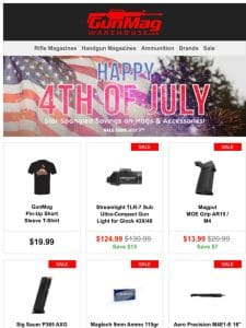 Patriotic Savings Are Inside! | GunMag Pin-Up Short Sleeved T-Shirt for $20