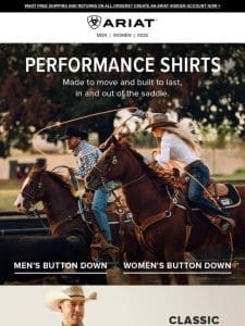 Performance Shirts in New Spring Styles