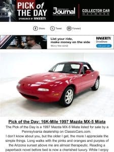 Pick of the Day: 16K-Mile 1997 Mazda MX-5 Miata