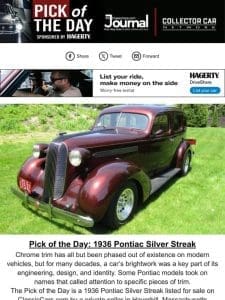 Pick of the Day: 1936 Pontiac Silver Streak