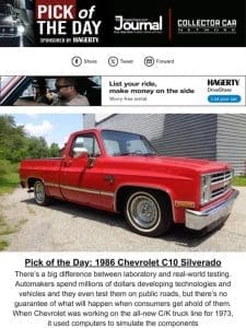 Pick of the Day: 1986 Chevrolet C10 Silverado