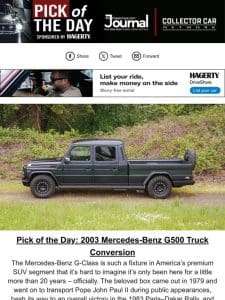 Pick of the Day: 2003 Mercedes-Benz G500 Truck Conversion