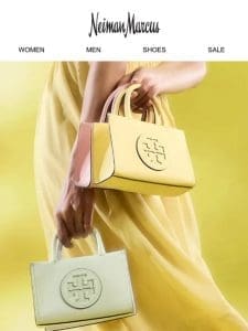 Pick up Tory Burch Ella Bio totes in new summer hues