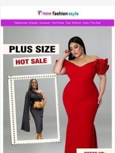 Plus-size dresses is on hot sale?