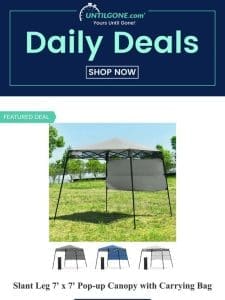 Pop-up Canopy | Apple® MacBook Air | Samsung Galaxy Watch4 Classic