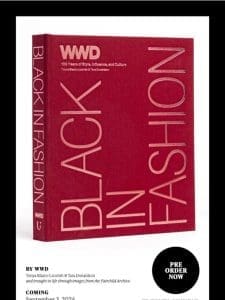 Pre-Order Now! WWD Black in Fashion.