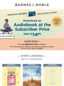 Premium Member Exclusive Coupon – Listen & Save