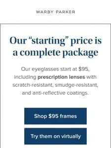 Prescription glasses with perks