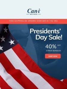 President’s Day Sale!