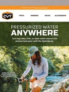Pressurized water – anywhere