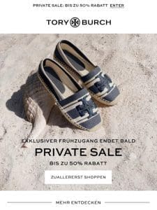 Private Sale endet bald