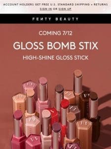 Pucker up—Gloss Bomb Stix is coming soon