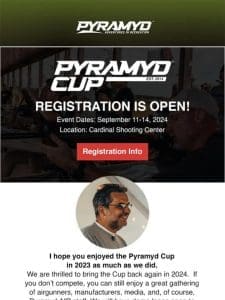 Pyramyd Cup 2024 Registration