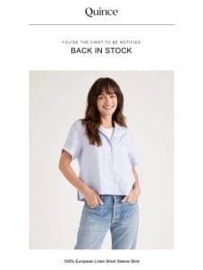 RE: 100% European Linen Short Sleeve Shirt