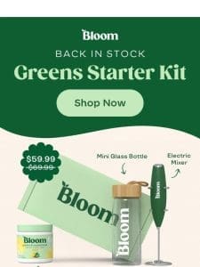 RESTOCKED: Greens Starter Kit ?