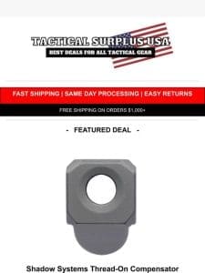 RESTOCKED ? Shadow Systems Thread-On Compensator Fits MR/DR/XR