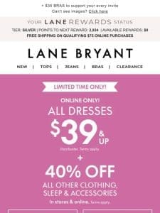 RSVP YES to the $39 (& up!) DRESSES ?