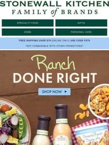 Ranch Gets a Bold New Twist with These Flavorful Picks