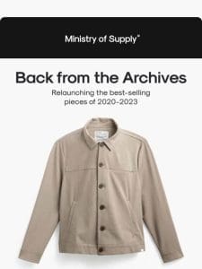 Re-launching 2020-2023’s top-selling pieces