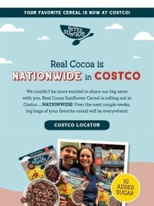 ? Real Cocoa is Nationwide in Costco!