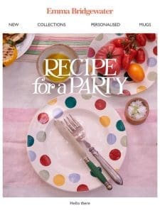 Recipe For A Party…