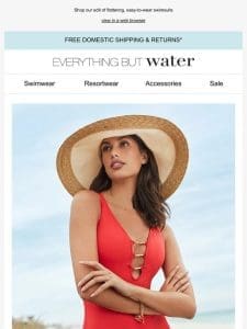 Red hot | Swim styles that fit and flatter all