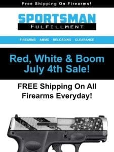 Red， White & Boom July 4th Sale!