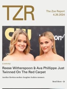 Reese Witherspoon & Ava Phillippe Just Twinned On The Red Carpet