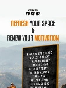 Refresh your space & Renew your motivation.